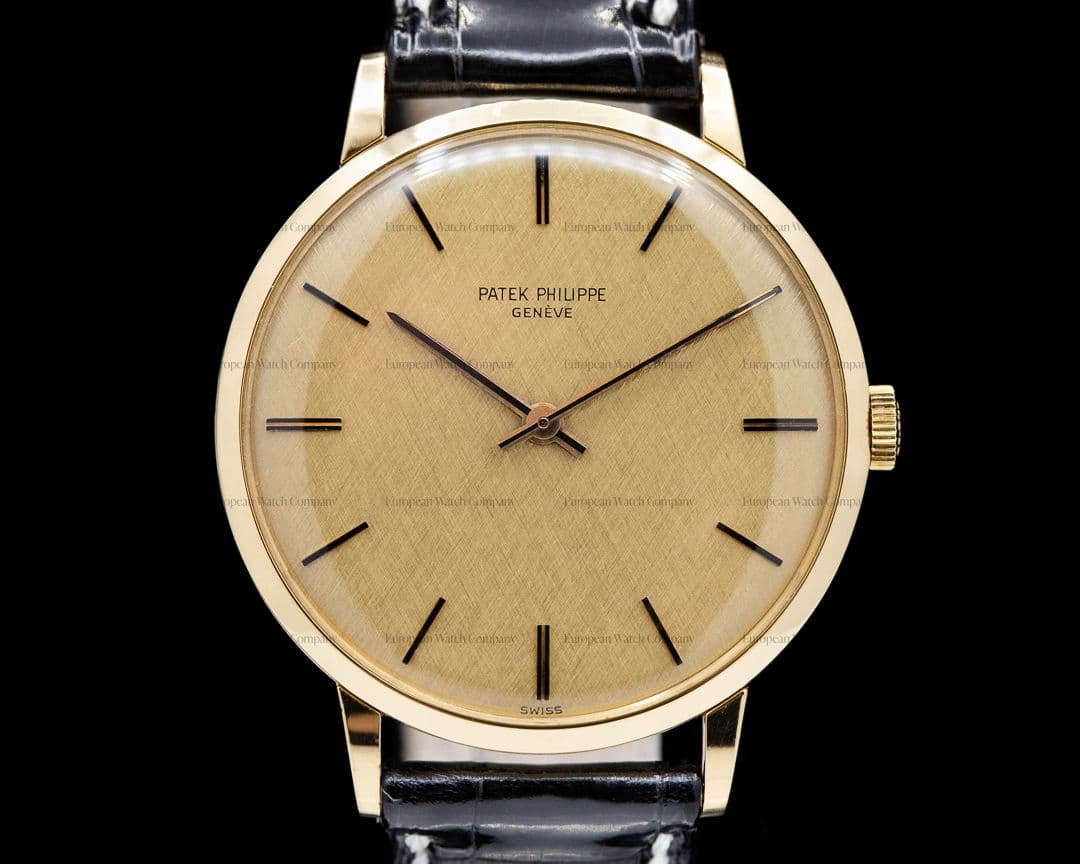 Patek Philippe Vintage 3468 Manual Wind 18k Yellow Gold 1969