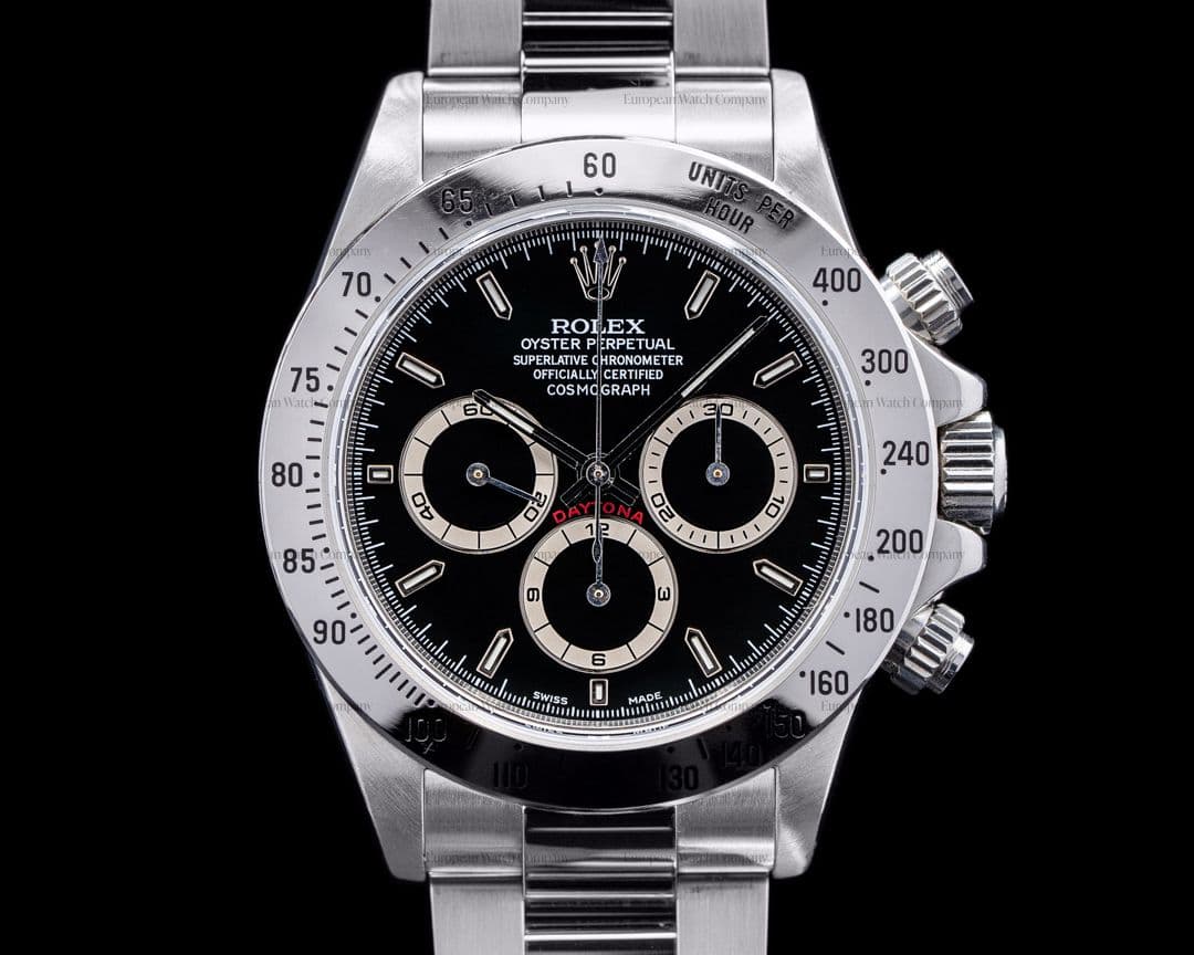 Rolex Daytona 16520 A Series Black Dial Zenith NICE BOX & PAPERS
