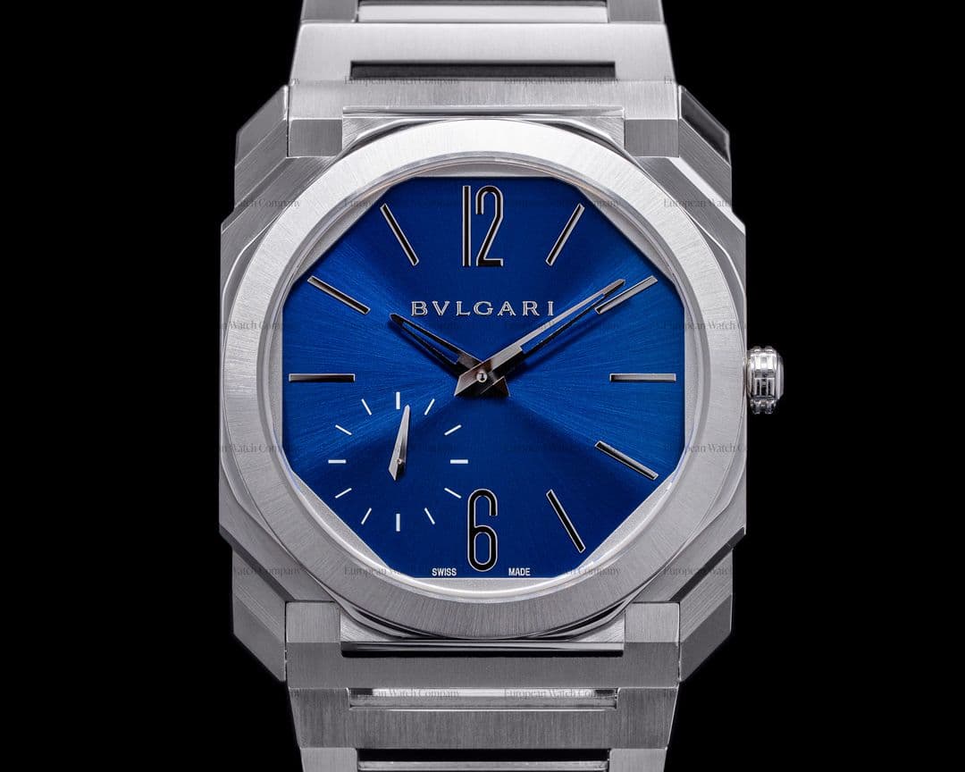Bulgari Octo Finissimo Extra Thin SS Blue Dail 40MM