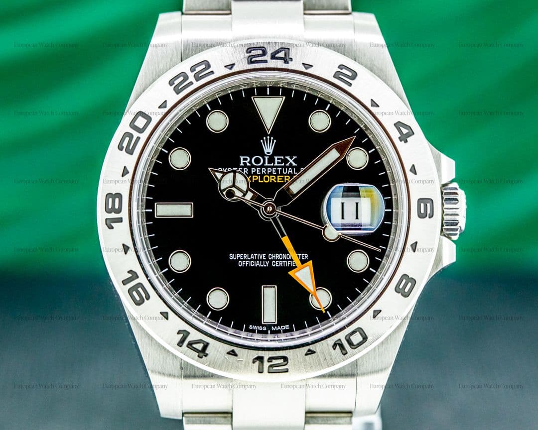 Rolex Explorer II Black Dial SS