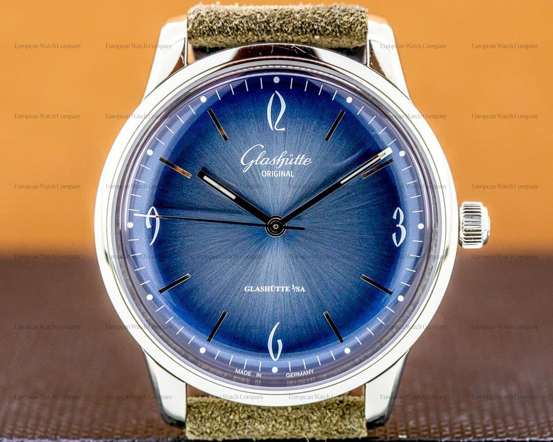 Glashutte Original Senator Sixties Annual Edition SS Blue Dial