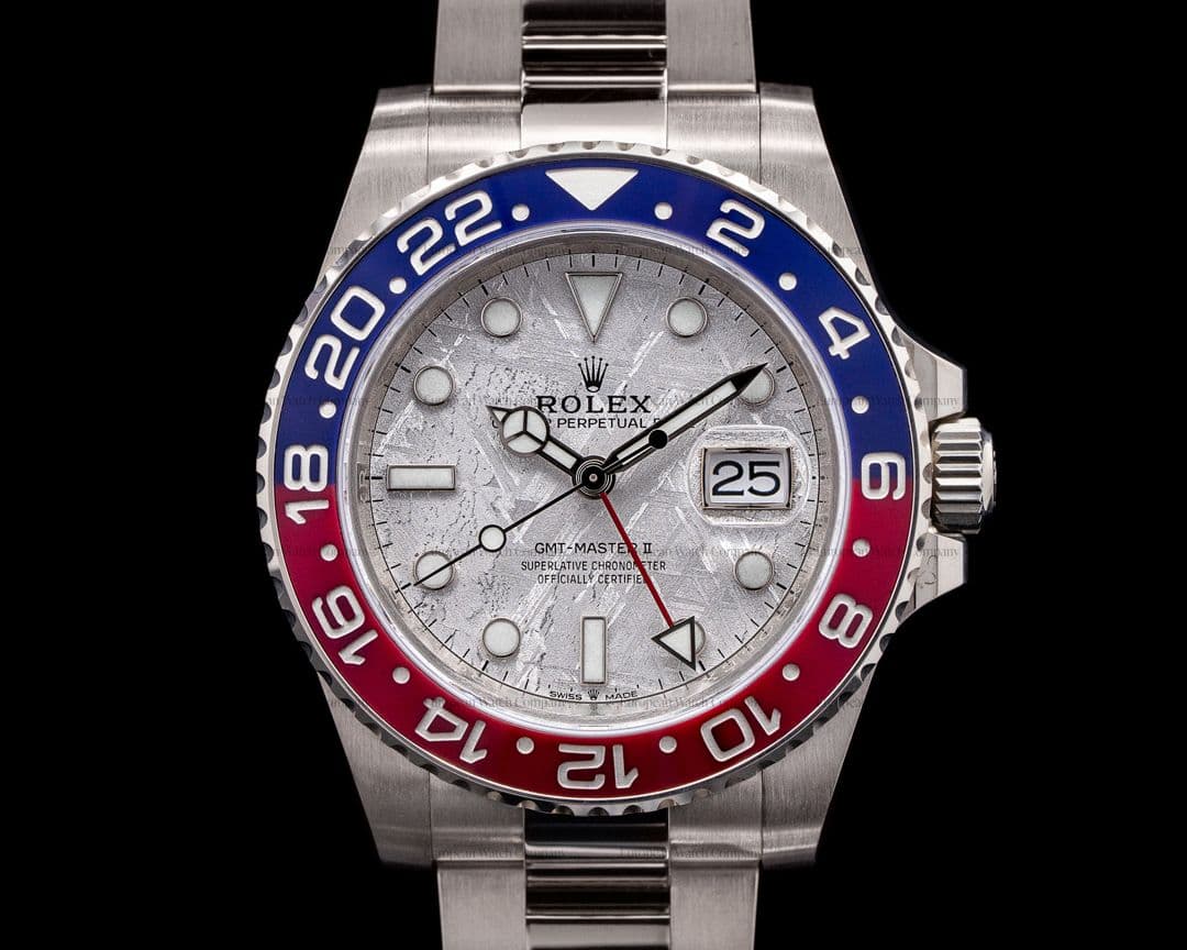 Rolex GMT Master II  126719 Meteorite Ceramic "Pepsi" 18K White Gold