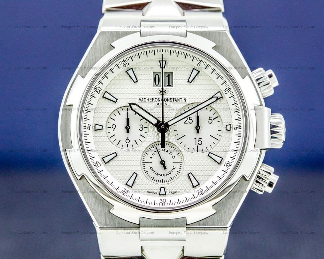 Vacheron Constantin Overseas Chronograph White Dial SS / SS 