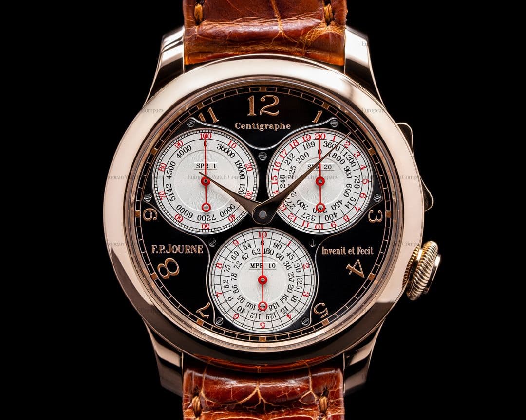 F. P. Journe Centigraphe Souverain BOUTIQUE EDITION 18K Rose Gold / Black Dial