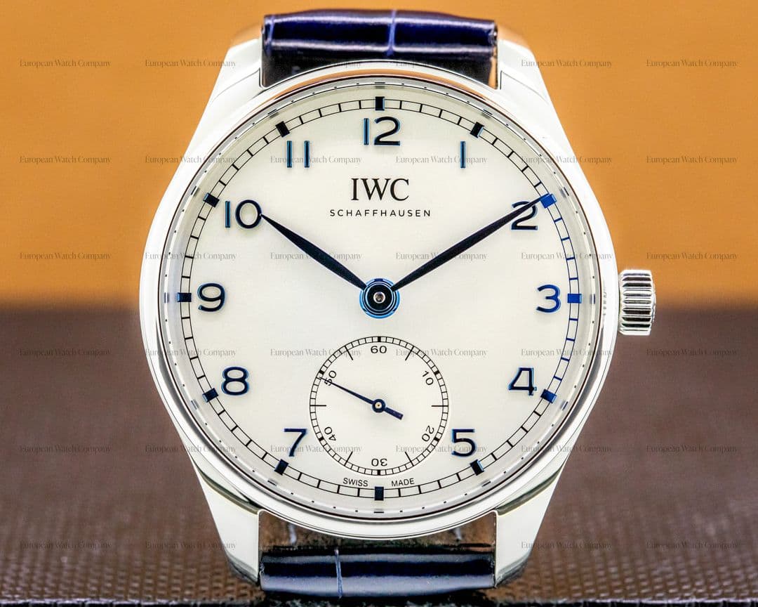 IWC Portugieser Automatic 40mm SS Silver Dial / Blue Numerals