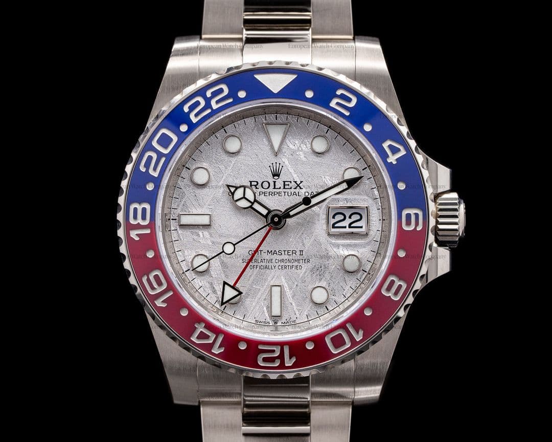 Rolex GMT Master II  126719 Meteorite Ceramic "Pepsi" 18K White Gold 2021