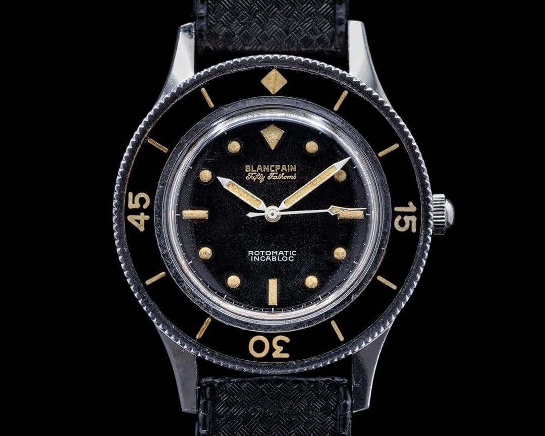 Blancpain Vintage Gilt Fifty Fathoms Rotomatic Incabloc GLOSSY EXCELLENT