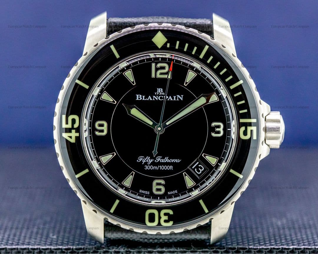 Blancpain Fifty Fathoms / Black Dial Titanium

