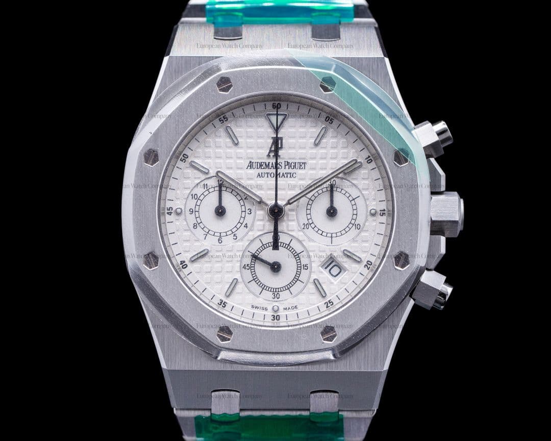 Audemars Piguet Royal Oak 25860ST Chronograph White Dial SS