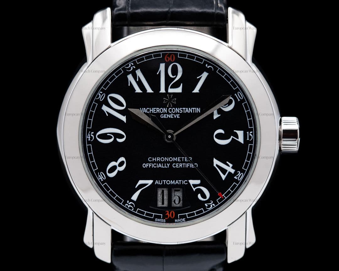Vacheron Constantin Malte Large Calendar 18K White Gold / Black Dial