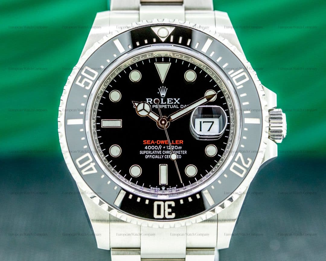 Rolex Sea Dweller 126600 RED 43MM SS UNWORN