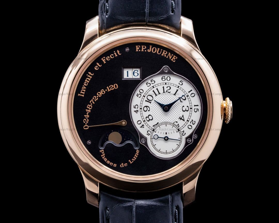 F. P. Journe Octa Lune Automatic 18k RG Black Dial 40MM BOUTIQUE EDITION RARE 