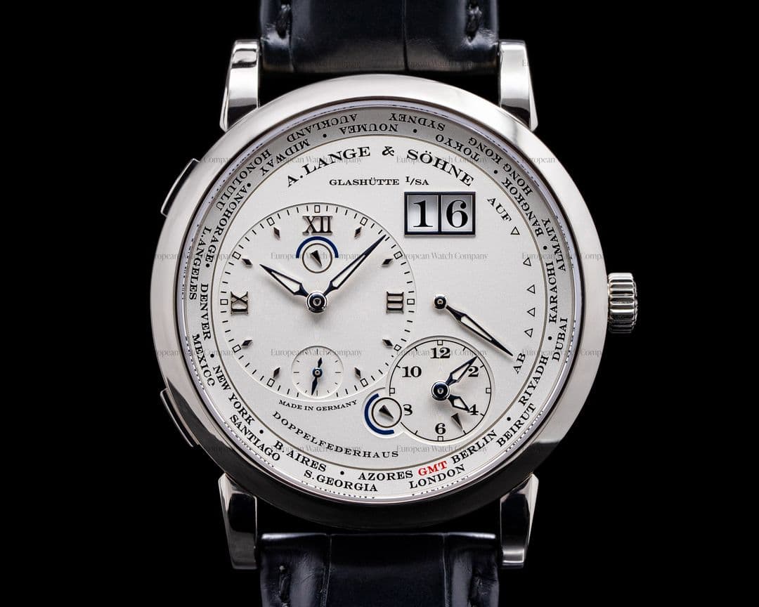 A. Lange and Sohne Lange 1 Time Zone 116.039 18K White Gold