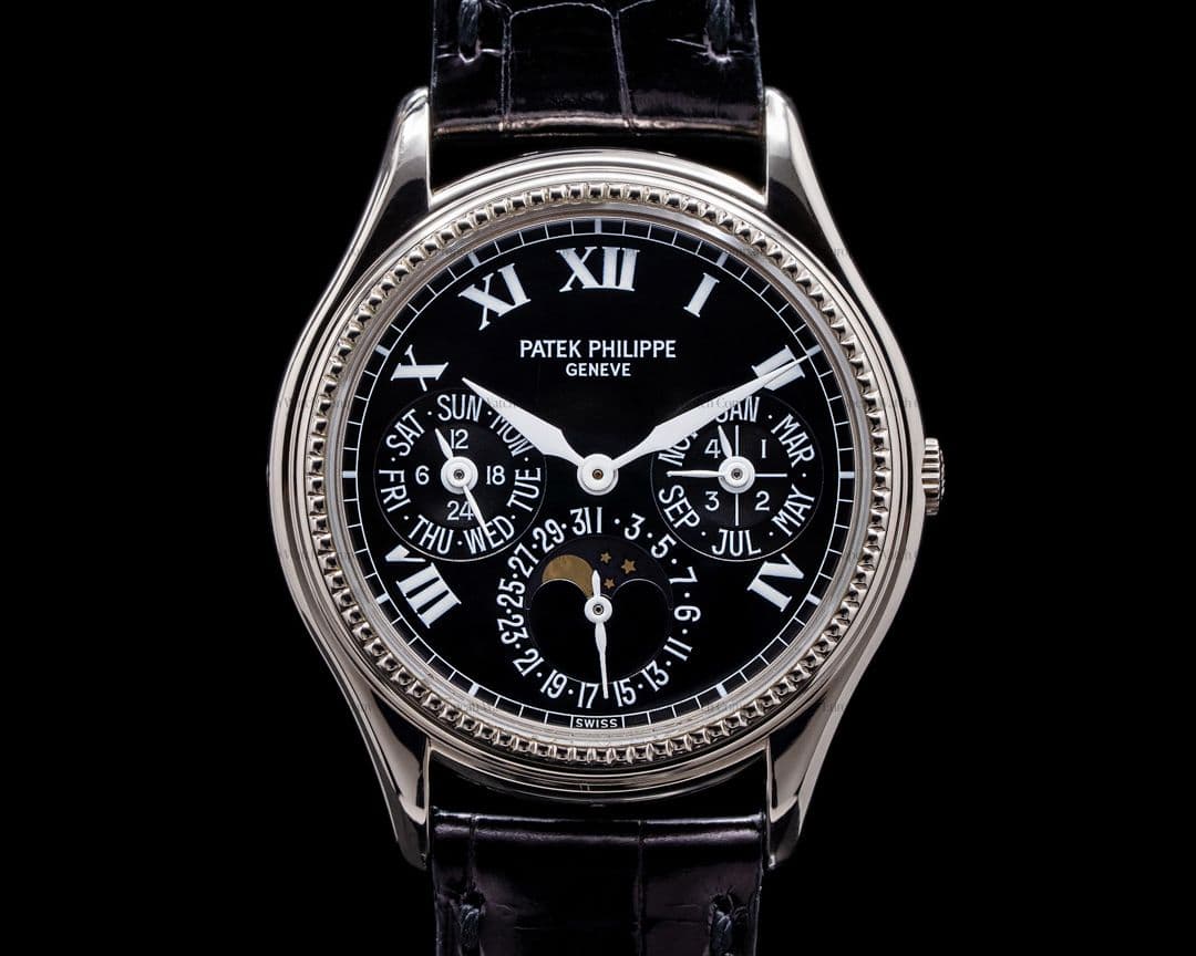 Patek Philippe Perpetual Calendar 5038G 18K White Gold / Black Roman Dial Limited