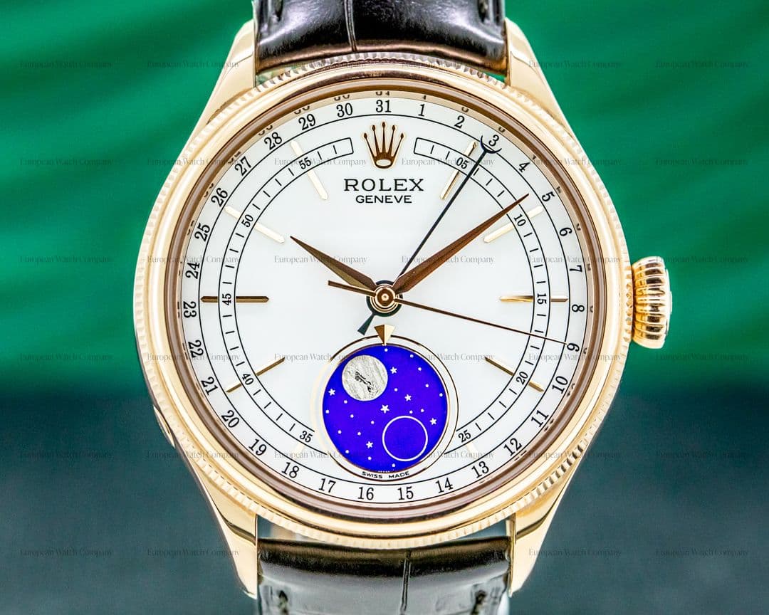 Rolex Rolex Cellini Moonphase 50535 18K Rose Gold