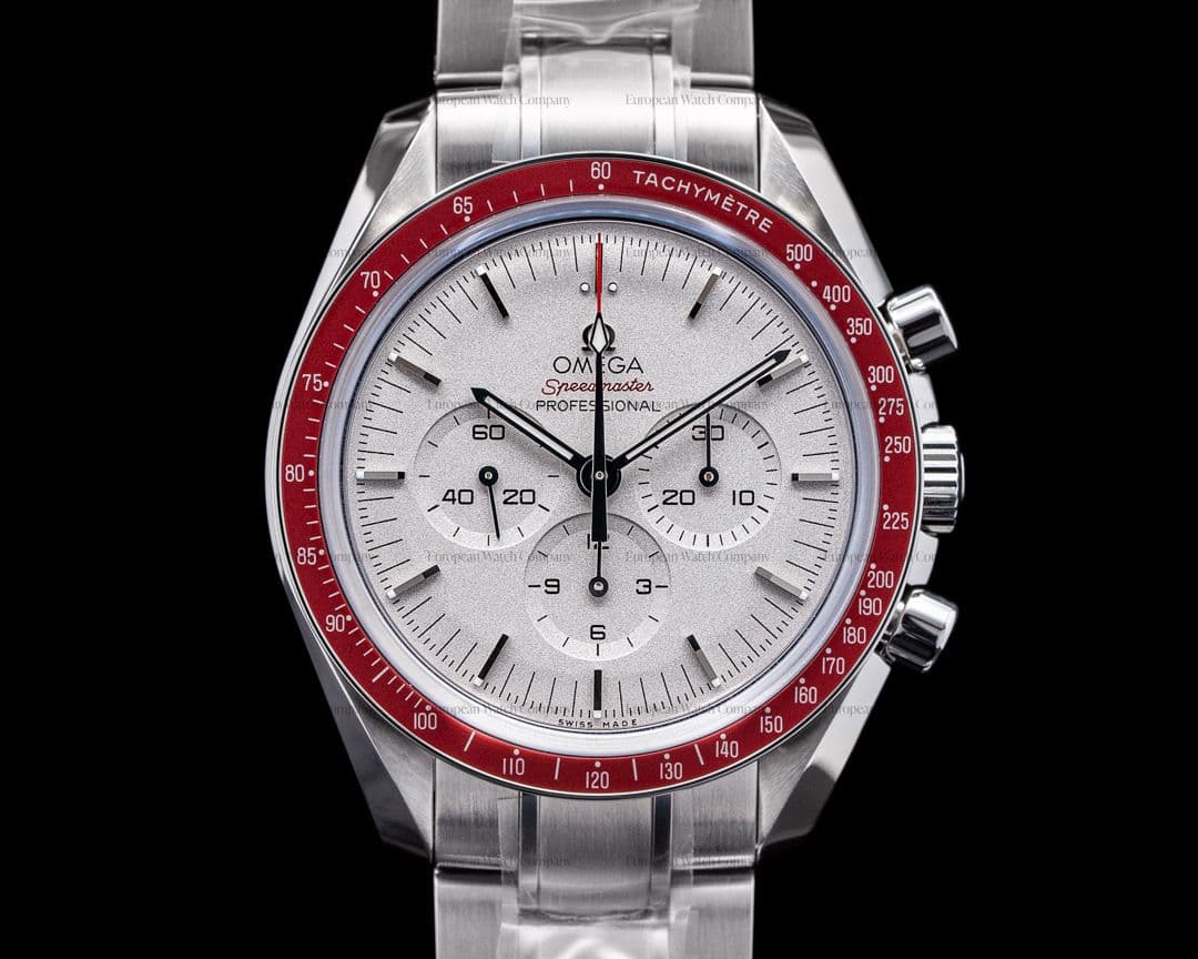 Omega Speedmaster Professional "Tokyo 2020" Limited Edition Red Bezel 