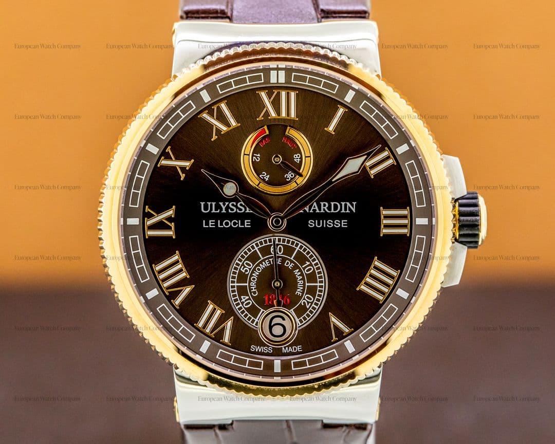 Ulysse Nardin Marine Chronometer Manufacture 43mm SS/18k Rose Gold