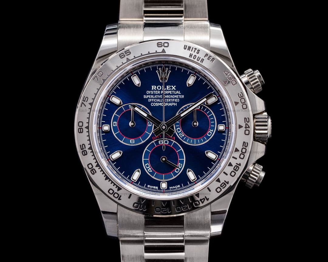 Rolex Daytona 116509 Blue Dial 18K White Gold UNWORN