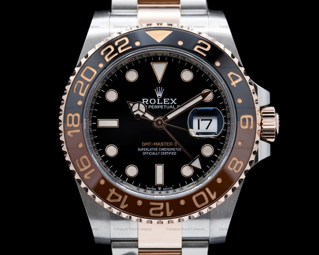 Rolex GMT Master II Ceramic Root Beer SS / 18K  