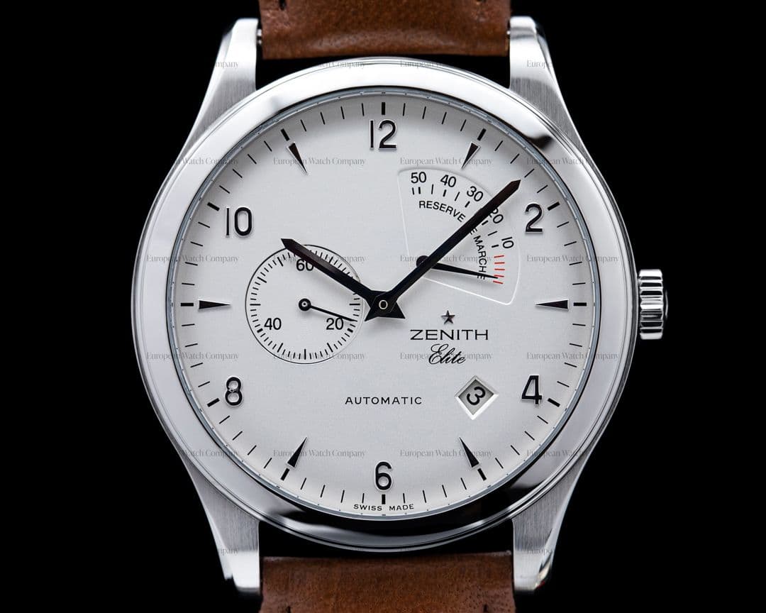 Zenith Grande Elite Power Reserve SS Silver Dial