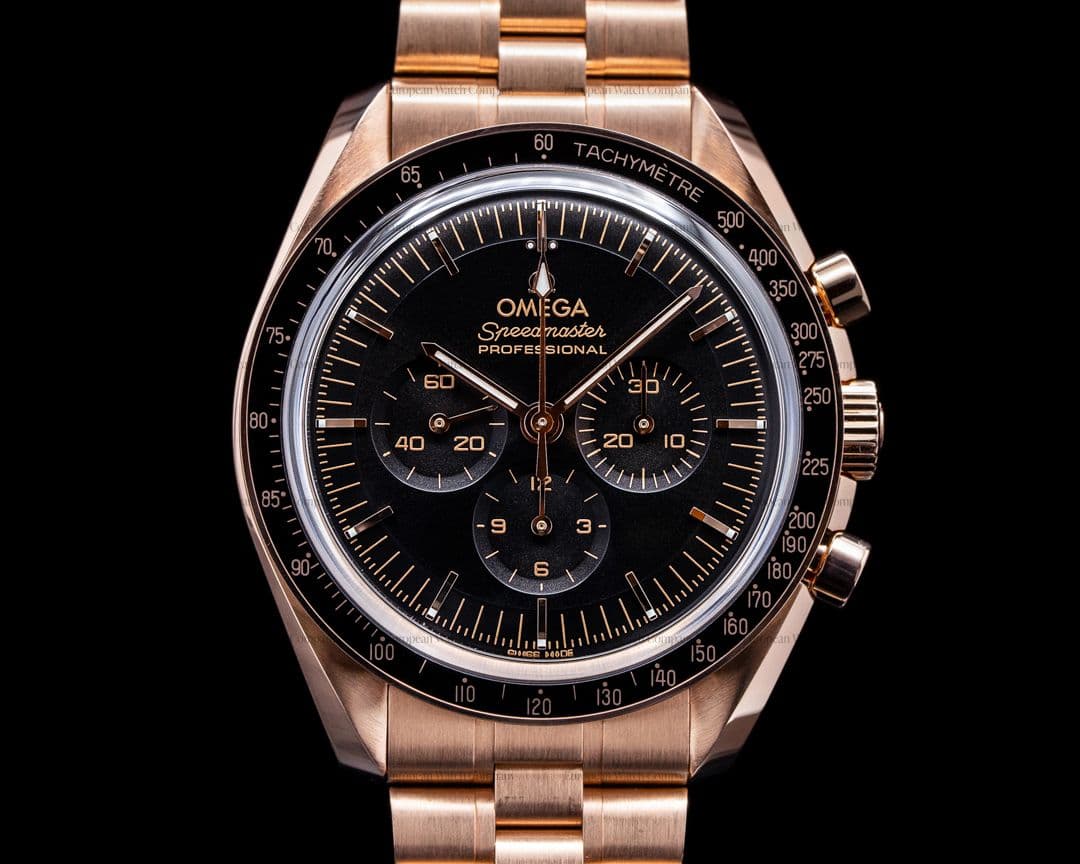 Omega Speedmaster Professional Moonwatch 18k Sedna Rose Gold 2021