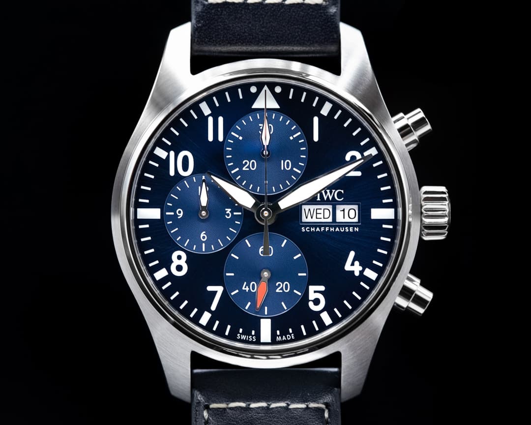 IWC Pilot's Watch Chronograph 41mm SS Blue dial UNWORN