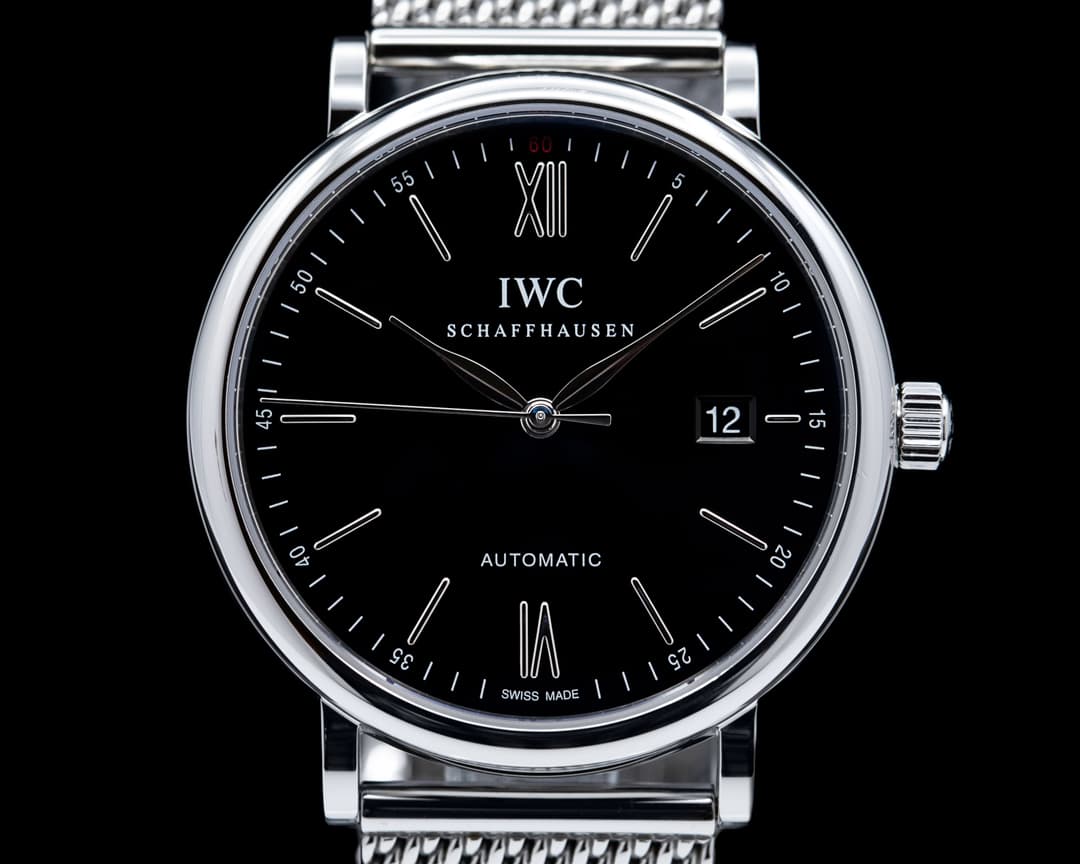 IWC Portofino Automatic 
Black Dial SS / SS