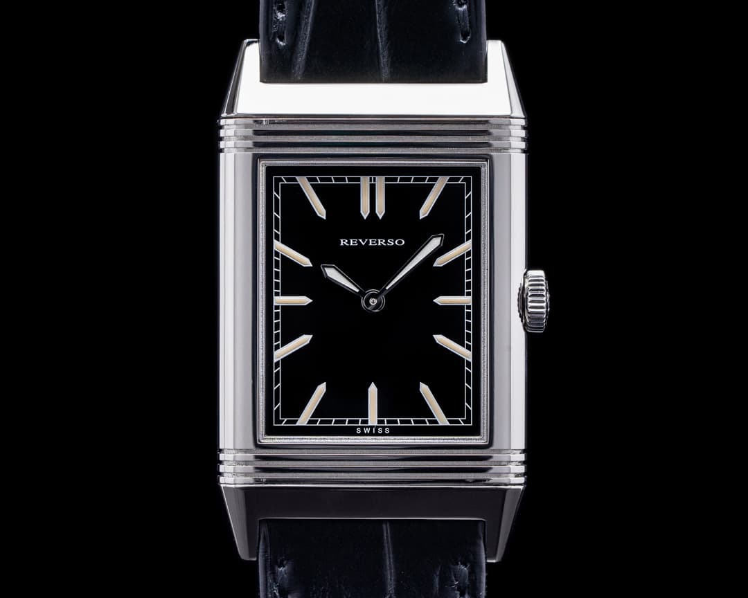 Jaeger-LeCoultre Grande Reverso "Tribute to 1931" Ultra Thin SS Black Dial