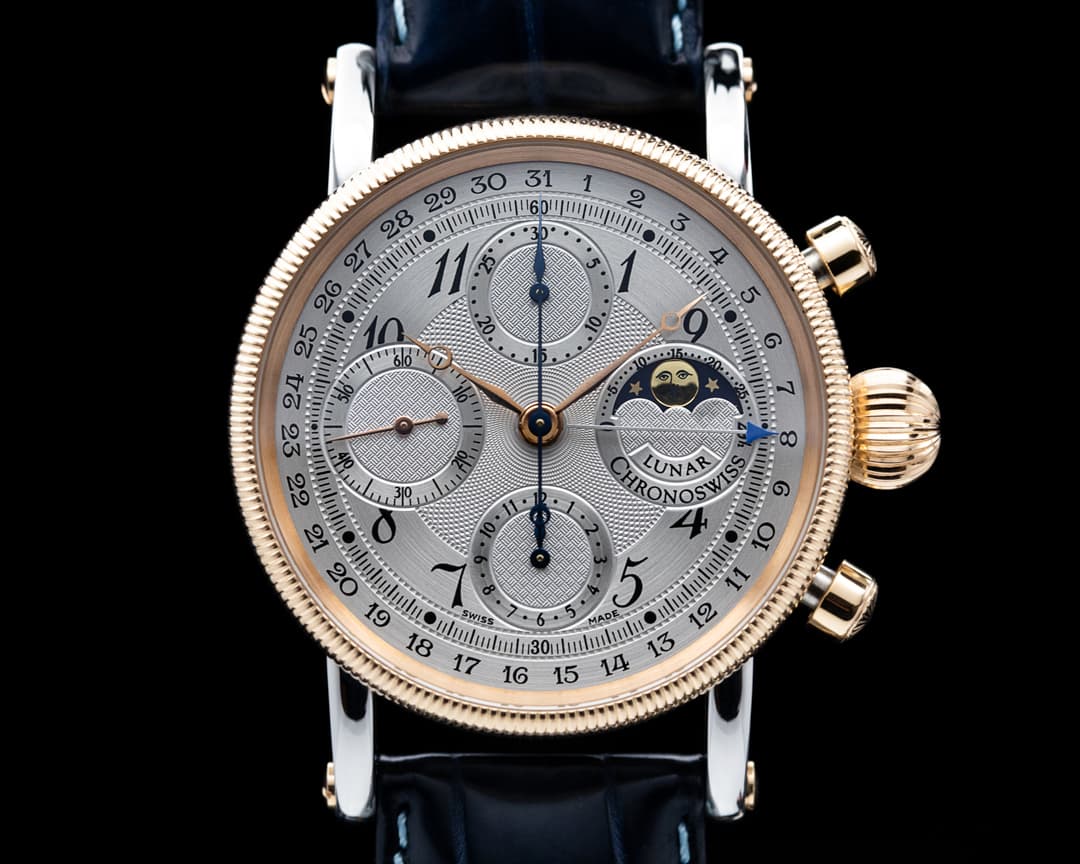 Chronoswiss Lunar Chronograph SS / 18K 