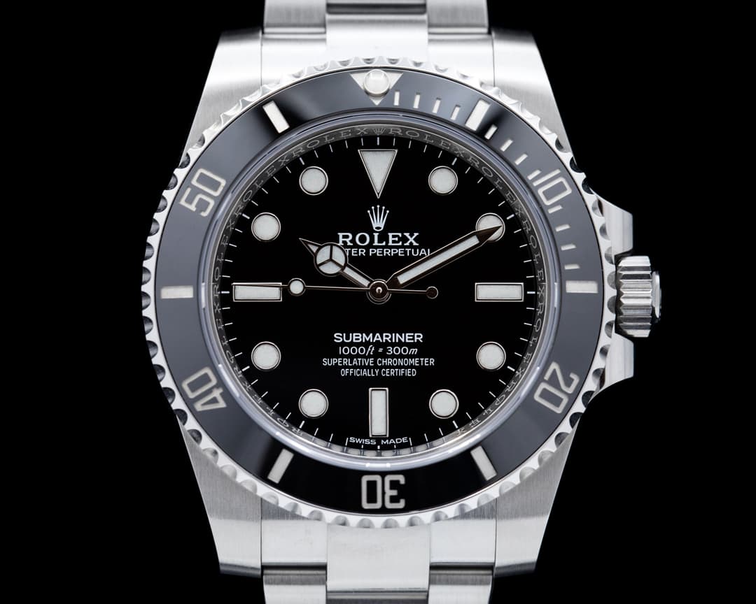 Rolex Submariner 114060 No Date Ceramic Bezel SS 2019
