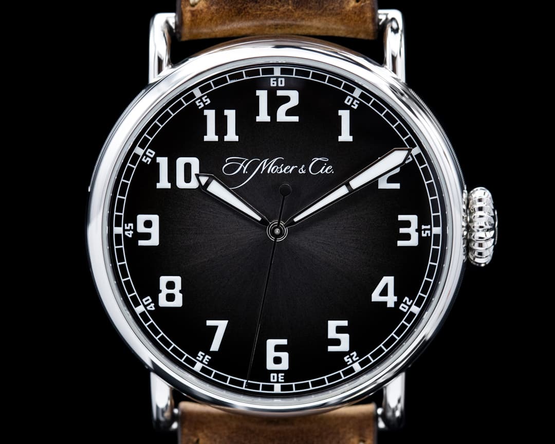 H. Moser and Cie. Heritage Pilot Bucherer Blue 
