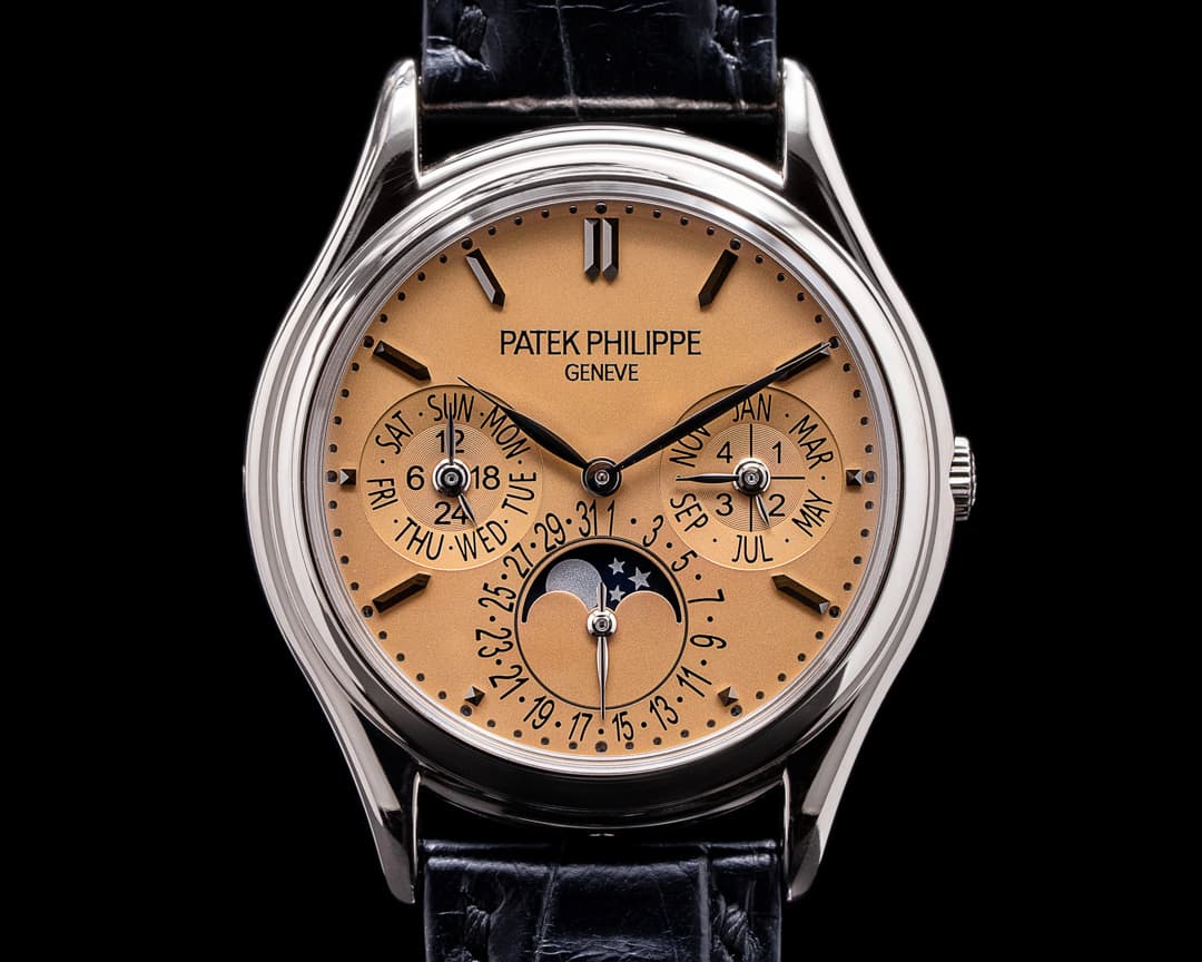 Patek Philippe Perpetual Calendar 3940G-029 SALMON DIAL 18K RARE 