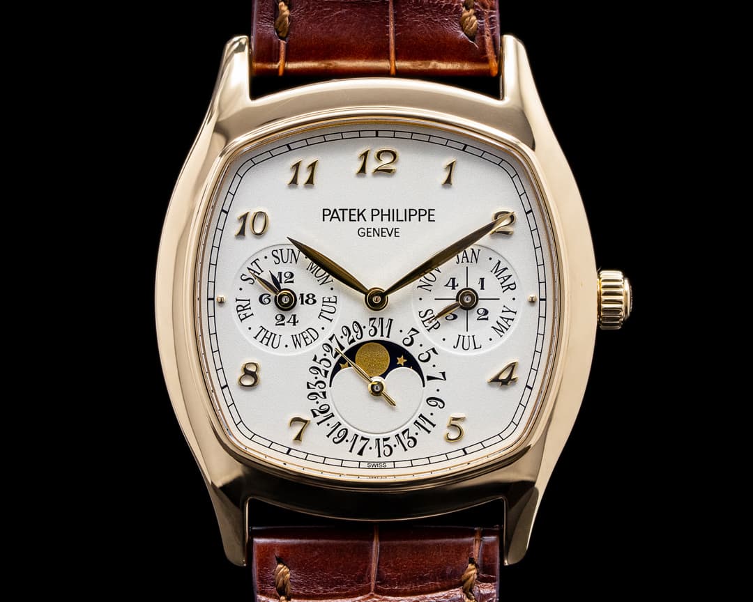 Patek Philippe Perpetual Calendar 5940R 18K Rose Gold Cushion Case 