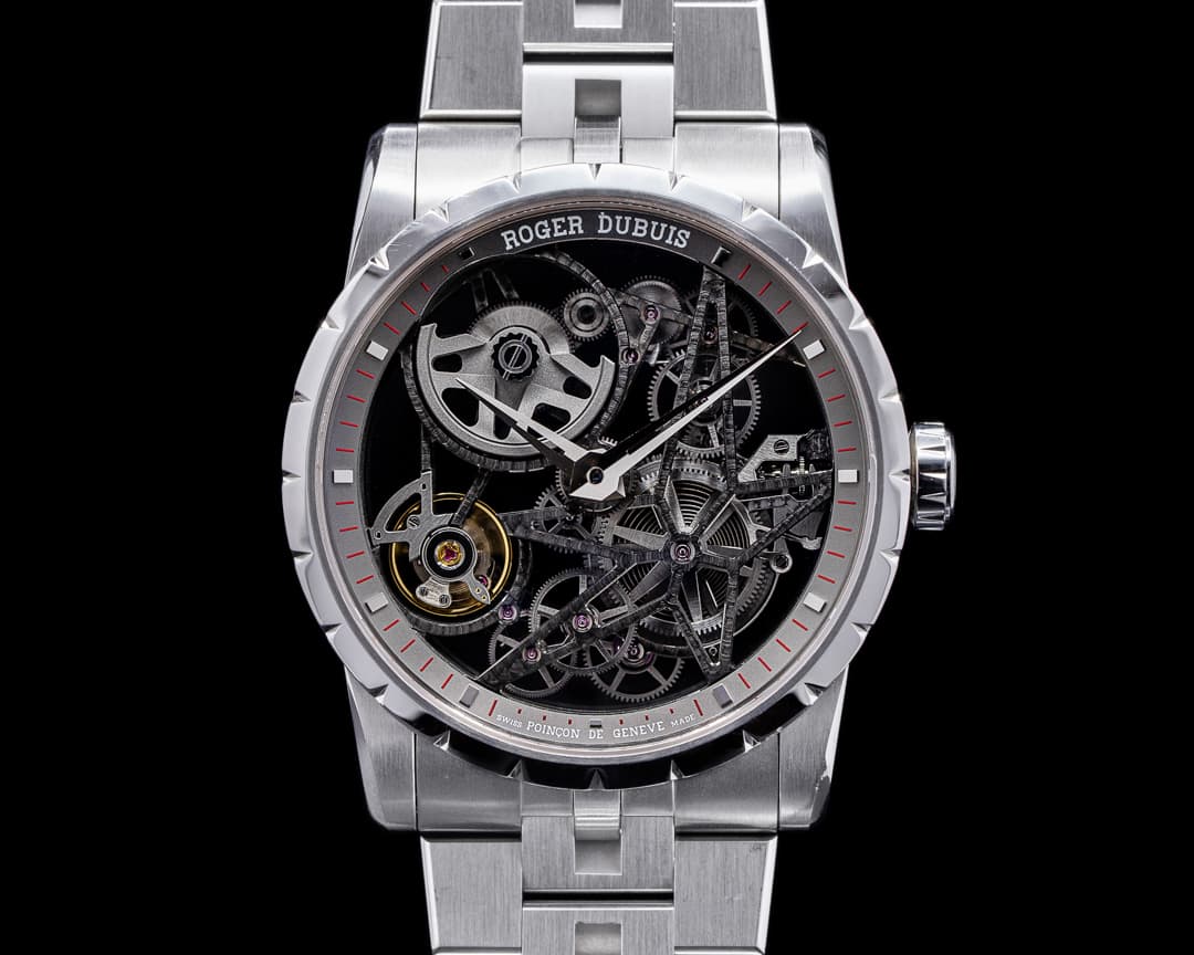 Roger Dubuis Excalibur 42 Skeleton Micro-Rotor Automatic SS / SS RARE