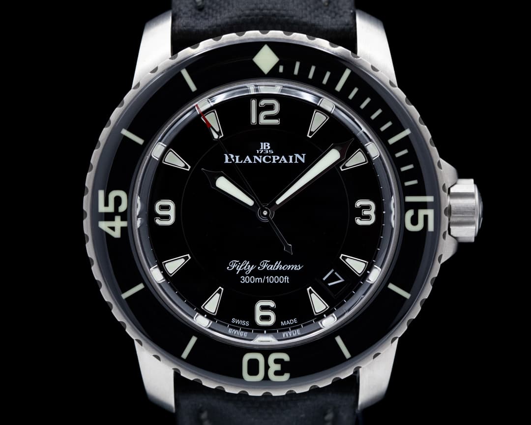 Blancpain Fifty Fathoms / Black Dial Titanium