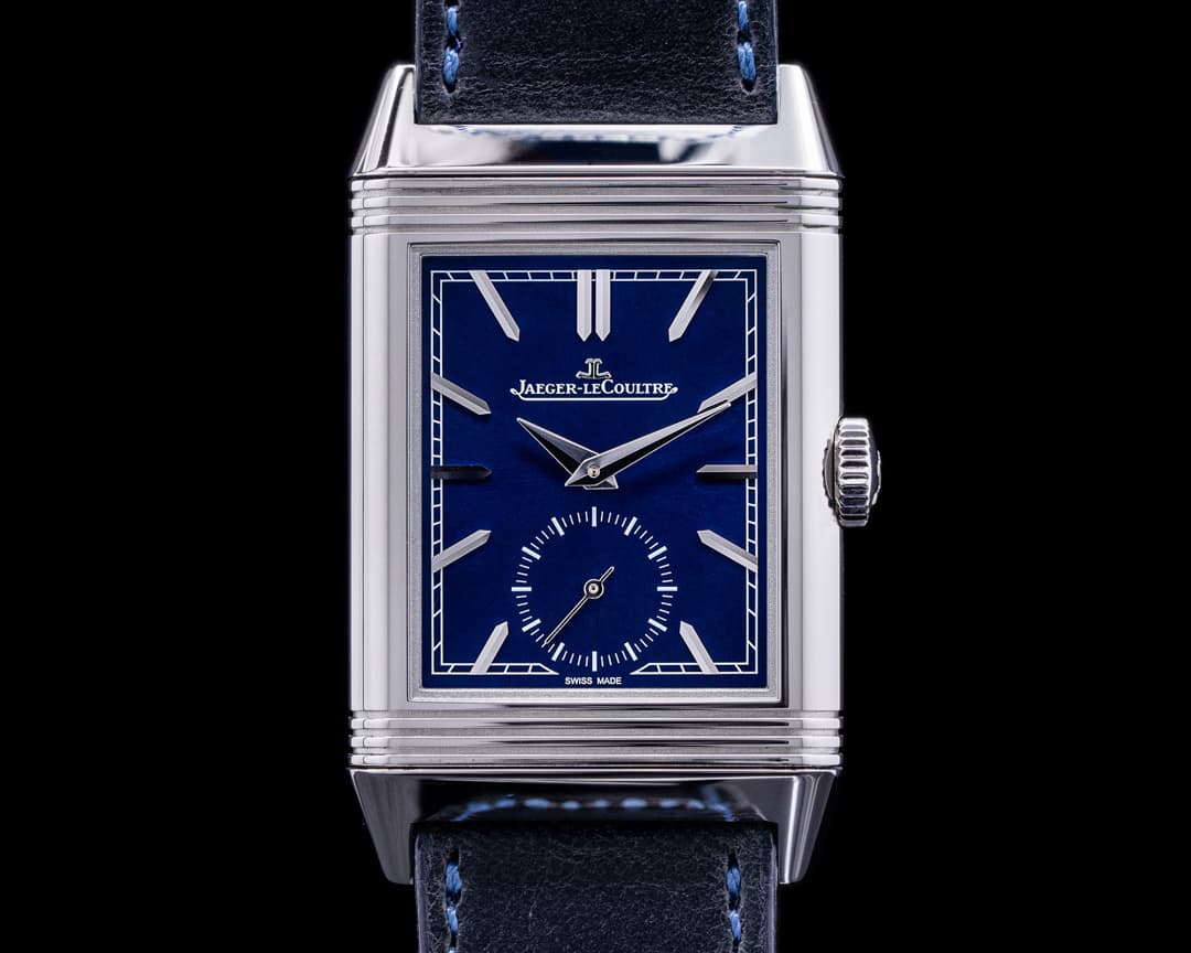 Jaeger-LeCoultre Reverso Tribute Small Seconds SS Blue Dial 2020