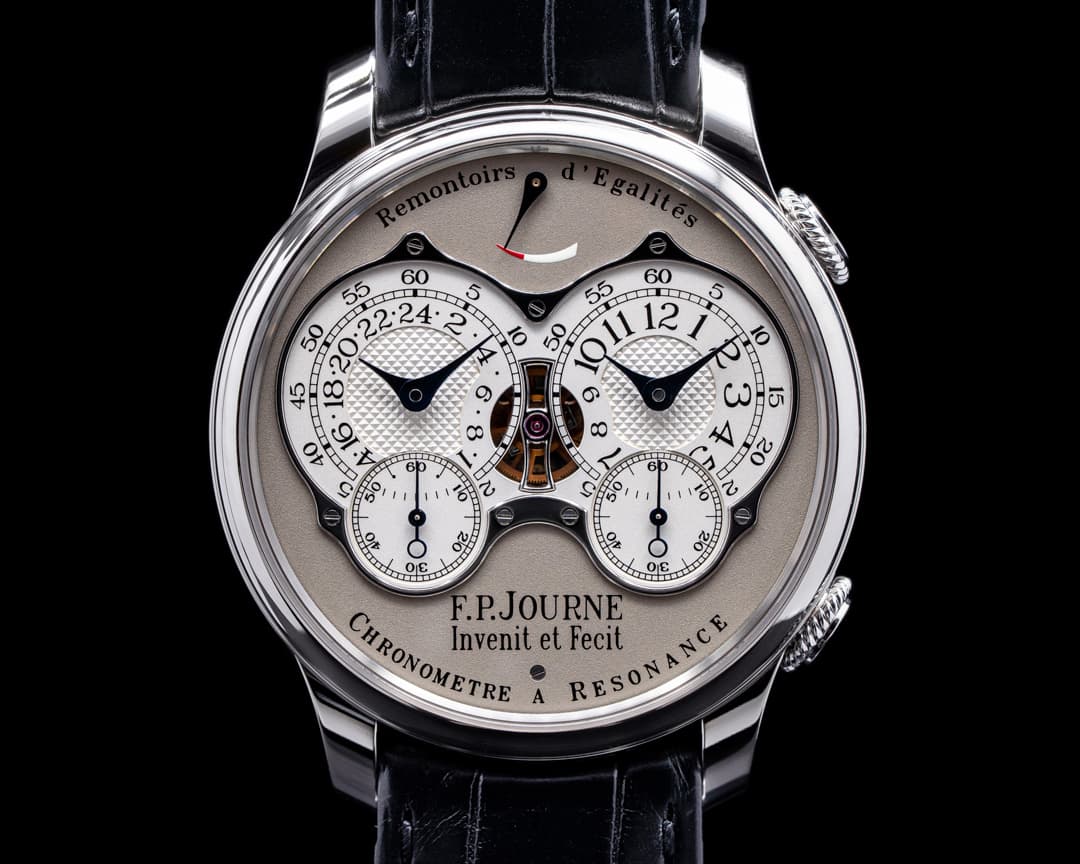 F. P. Journe Chronometre Resonance Platinum Silver Dial 40MM NEW MODEL UNWORN