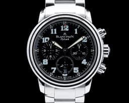 Leman Flyback Chronograph Black Dial SS 