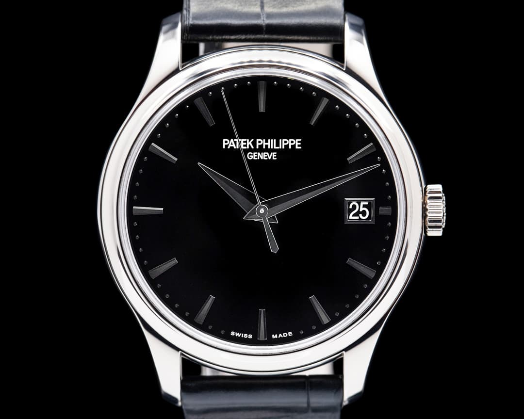 Patek Philippe Calatrava 5227G Automatic 18K White Gold Black Dial 