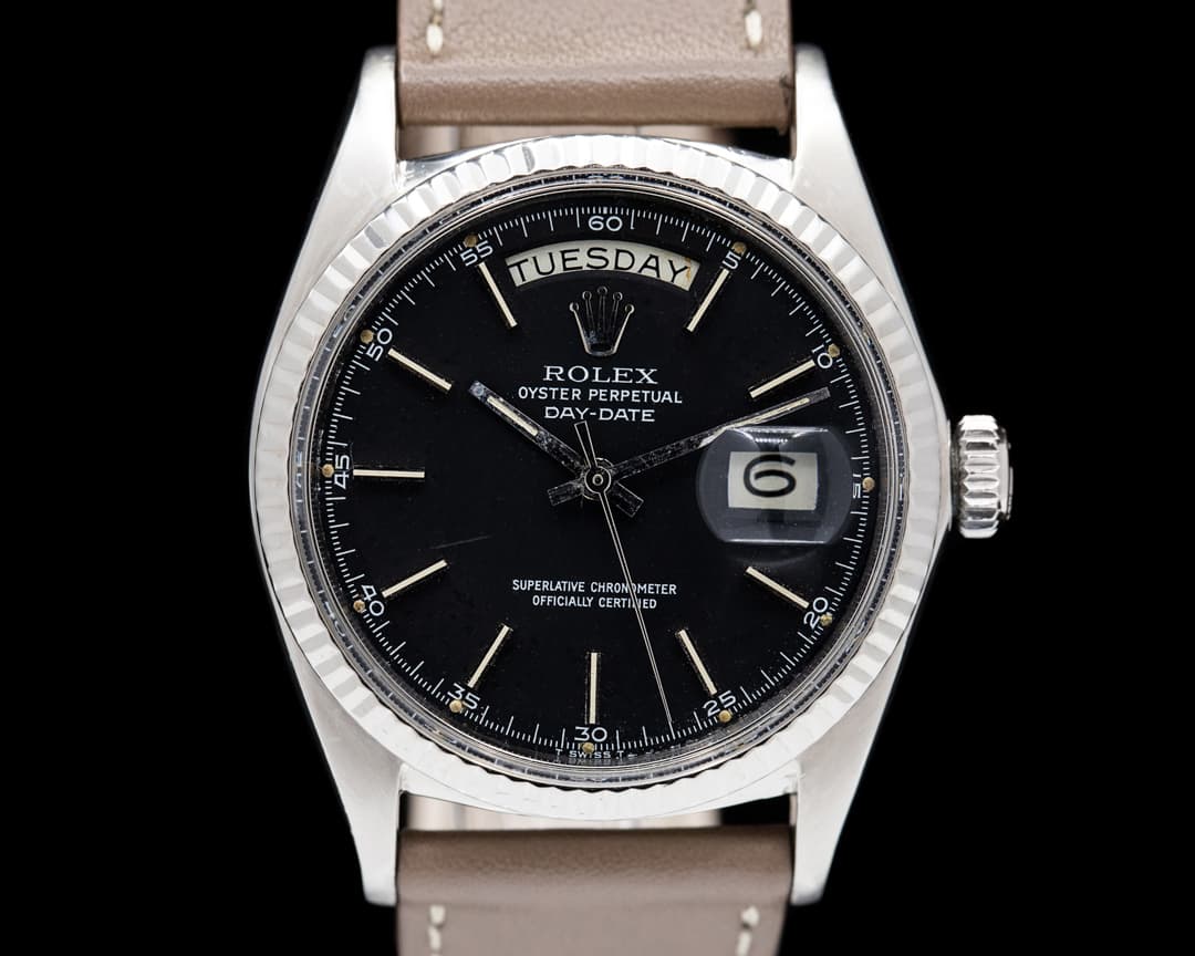 Rolex Vintage Oyster Perpetual Day Date 1803 18K White Gold