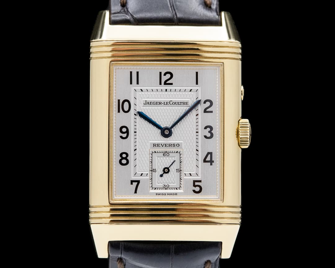 Jaeger LeCoultre Reverso Duo 18K Yellow Gold / 18k Tang Buckle 