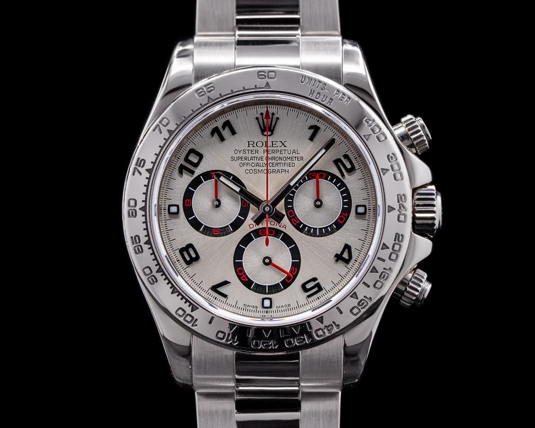 Rolex Daytona 116509 18k White Gold Silver Dial  