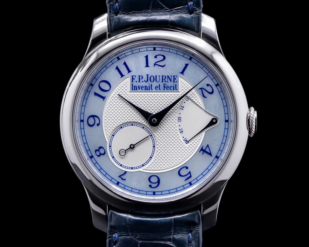 F. P. Journe Chronometre Souverain Nacre Mother of Pearl Dial Platinum 40MM 