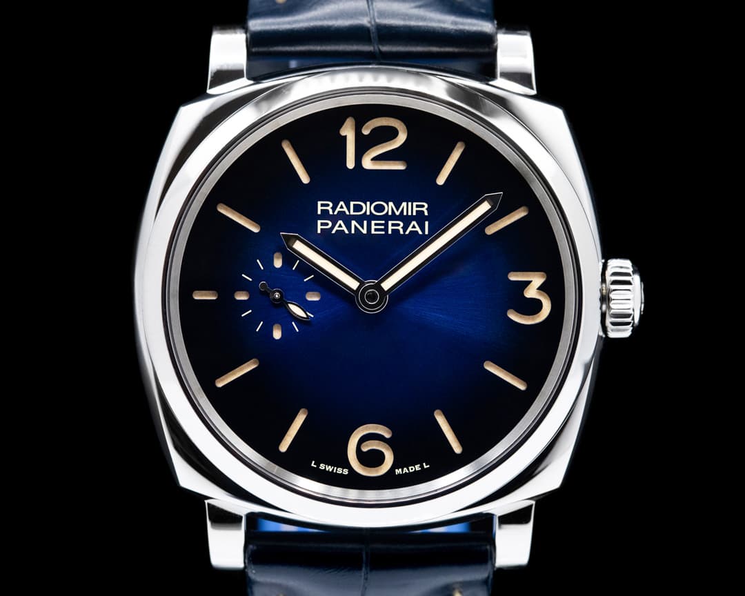 Panerai Radiomir Manual Wind SS 42MM Blue "Sandwich Dial"