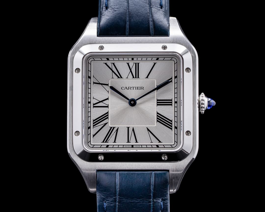 Cartier Santos Dumont XL Manual Wind SS UNWORN