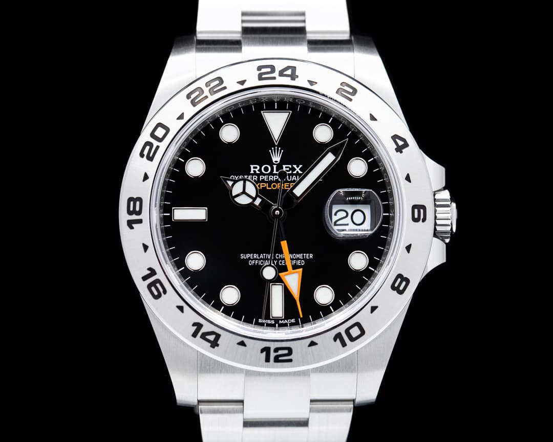 Rolex Explorer II 216570 Black Dial SS 2019
