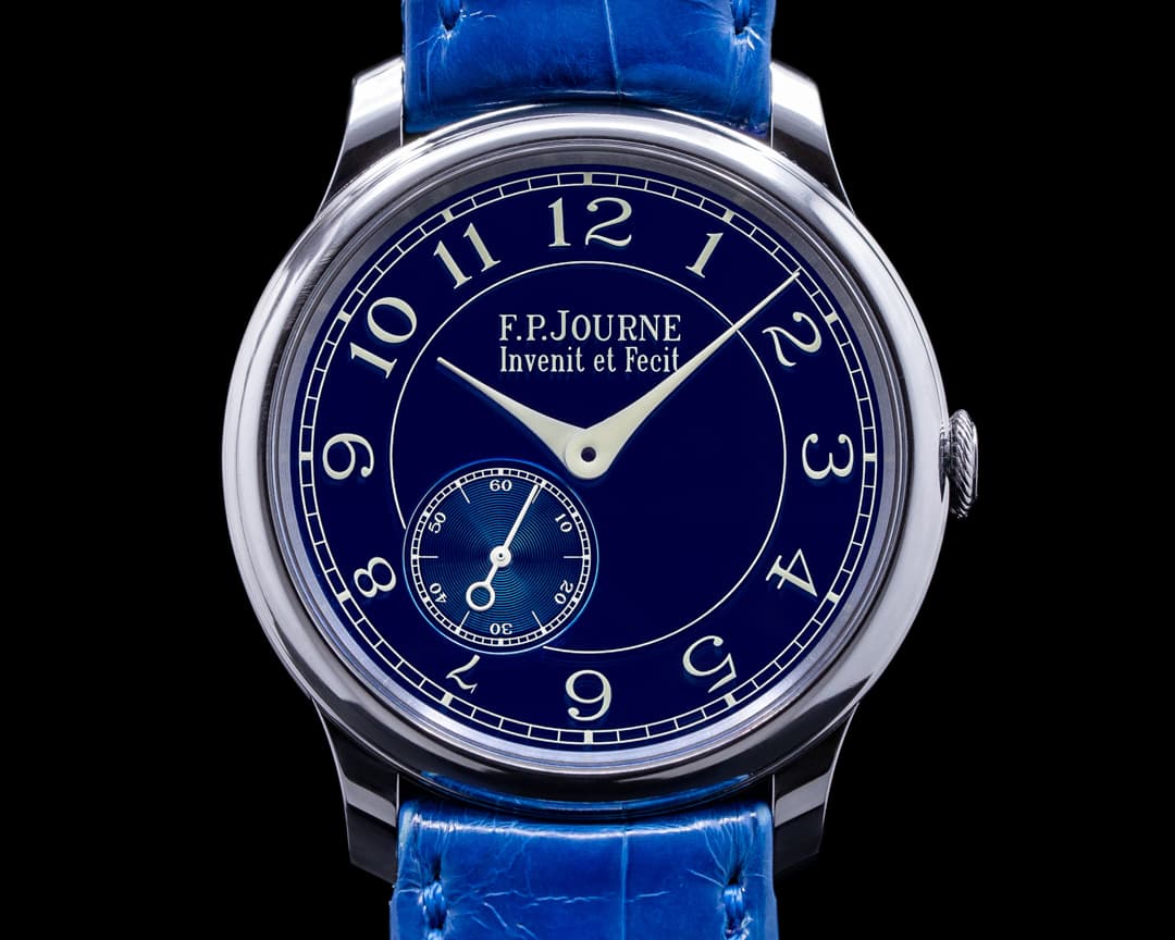 F. P. Journe Chronometre Bleu Tantalum Blue Dial 