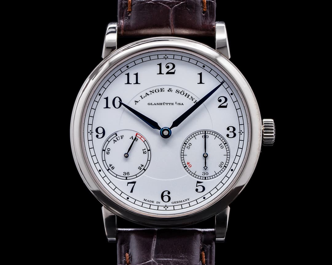 A. Lange and Sohne 1815 Up & Down CELLINI 40th Anniversary 18K White Gold