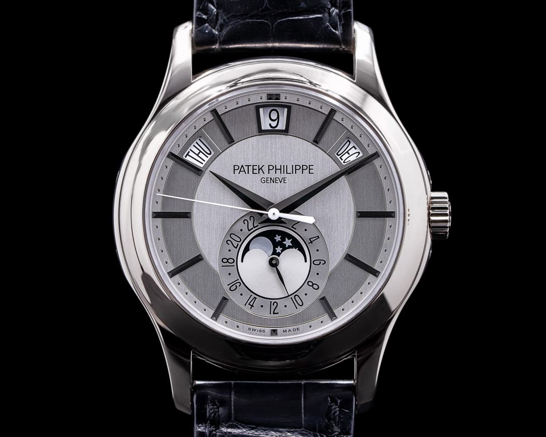 Patek Philippe Annual Calendar 5205G Silver Dial 18K White Gold Deployment