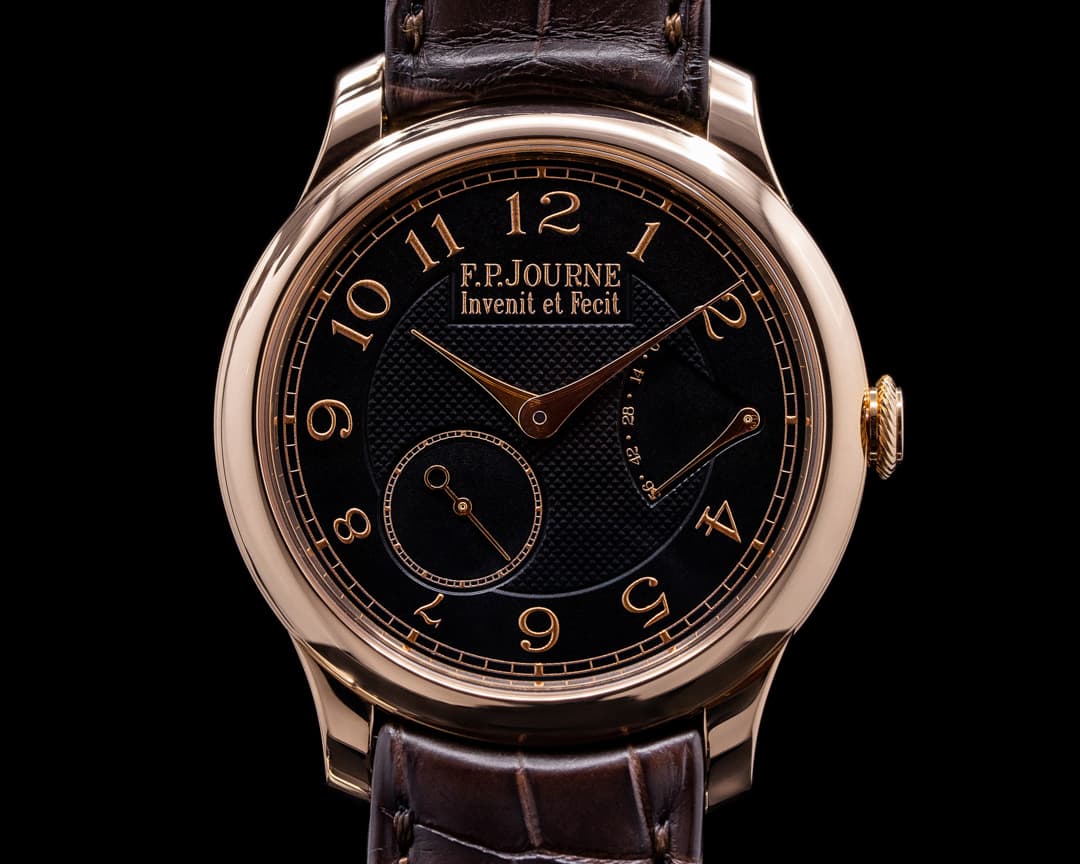 F.P. Journe Chronometre Souverain 18k Rose Gold Black Dial BOUTIQUE 